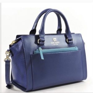 Kate Spade Mini Blue Bernadine Hadley handbag